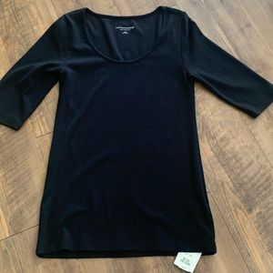 Soft Surroundings 3/4 Sleeve Top